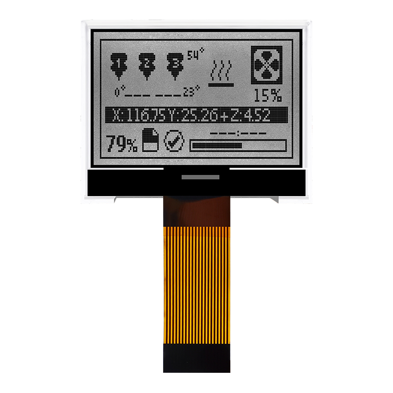 图形COG液晶模组 128x64  FSTN+ 显示屏，带白色侧背光
