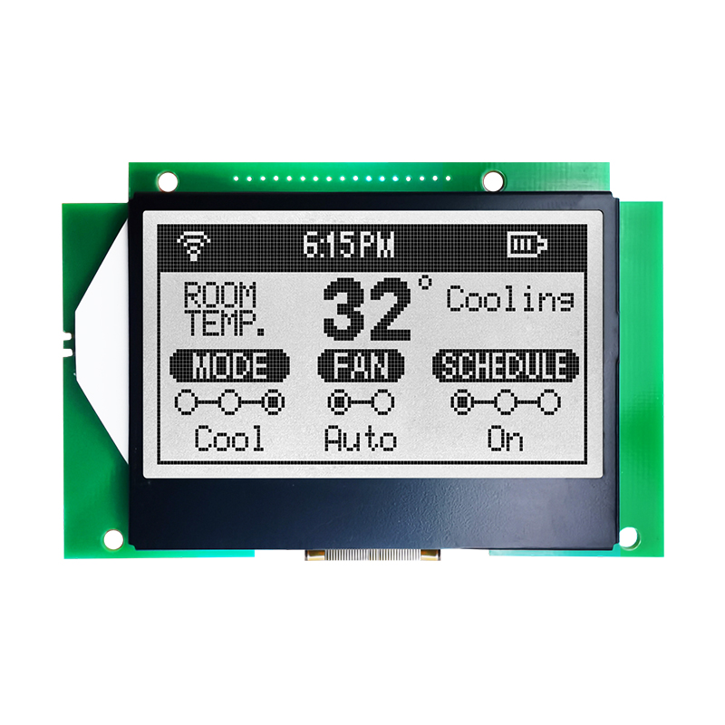 128X64图形液晶模块 FSTN+灰色显示屏，带白色侧背光