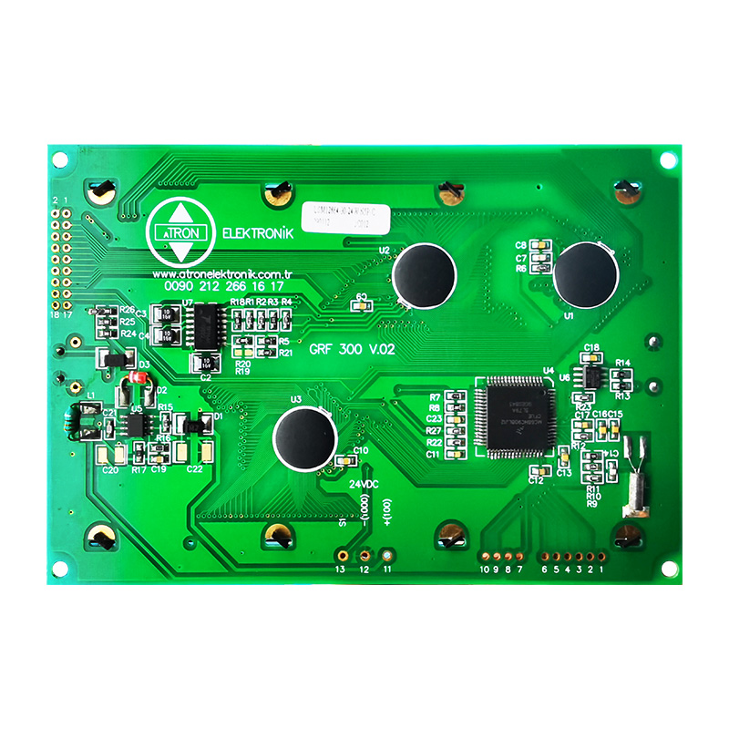 128X64图形液晶模块| STN- 带白色背光和负电压的蓝色显示屏