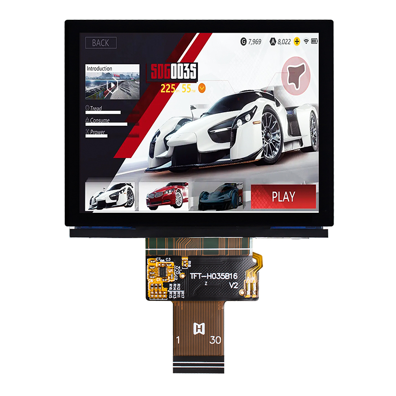 3.5英寸 640x480 TFT LCD显示屏，带盖玻片