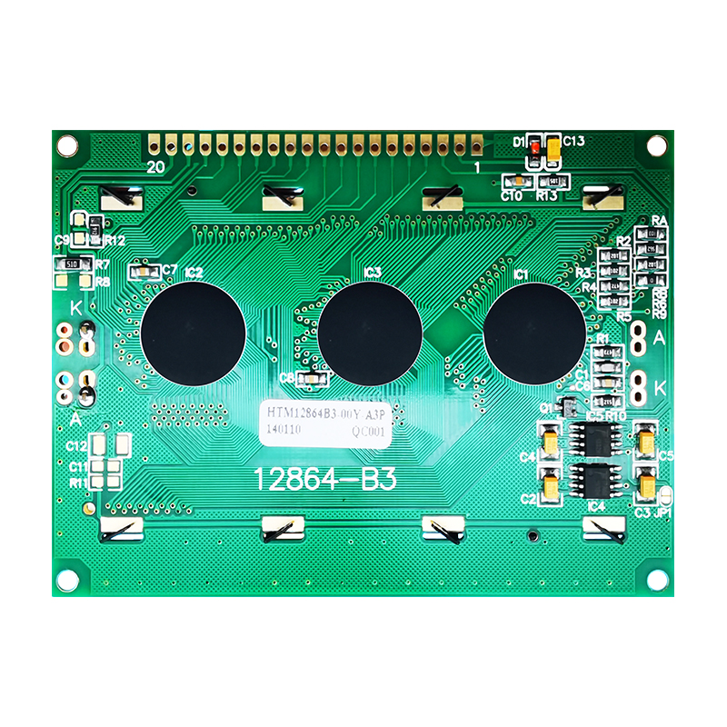 128X64 图形点阵液晶模块 STN+ 黄/绿显示屏 带黄/绿背光