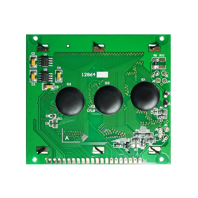 128X64图形液晶模块| STN - 带白色侧背光的蓝色显示屏