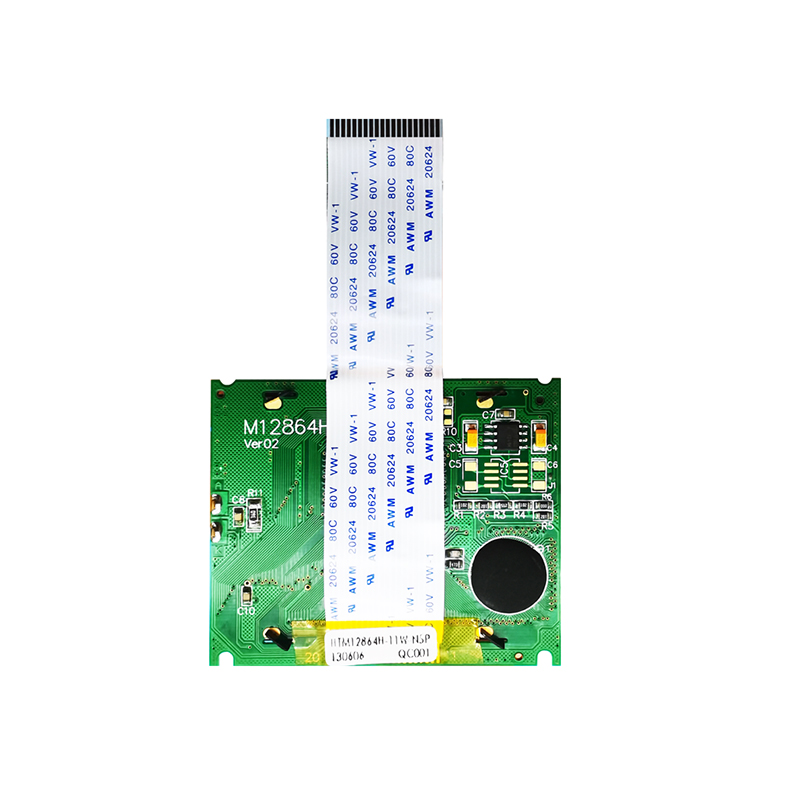 128X64图形液晶模块| STN+ 灰色显示屏，带白色侧背光