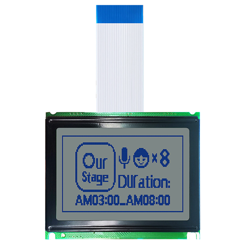128X64图形液晶模块| STN+ 灰色显示屏，带白色侧背光