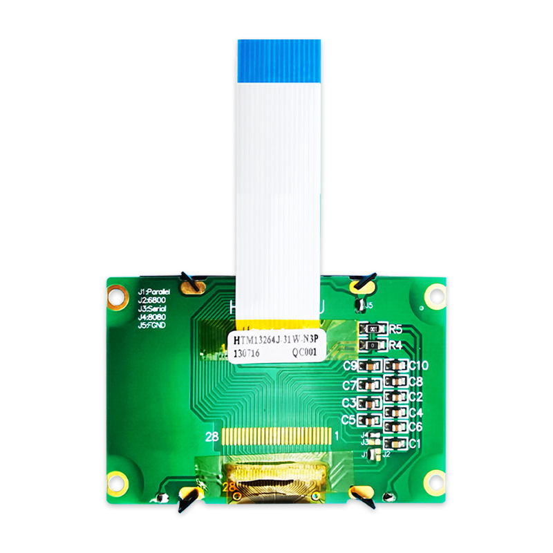 132x64 图形 LCD 模块 FSTN+ 显示，带白色背光负电压