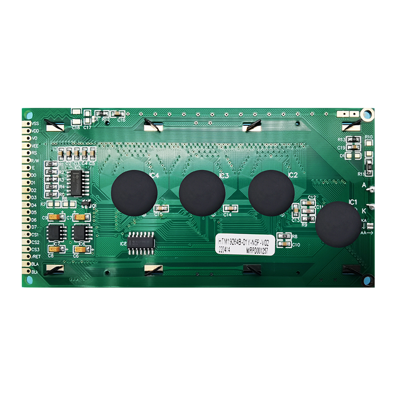 192X64 图形液晶模块 STN + 黄/绿显示屏，带黄/绿背光