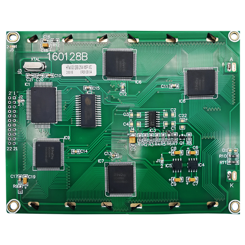 160X128图形液晶模块| DFSTN - 带白色背光的显示屏