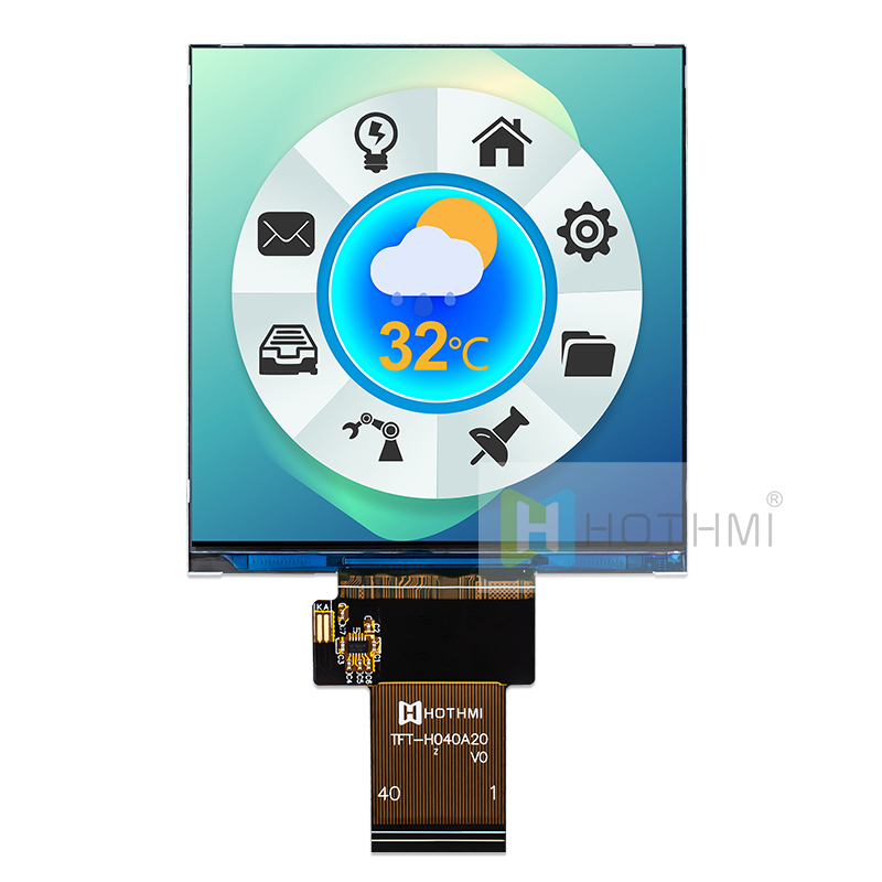 4.0英寸 720x720 TFT LCD，带RGB接口
