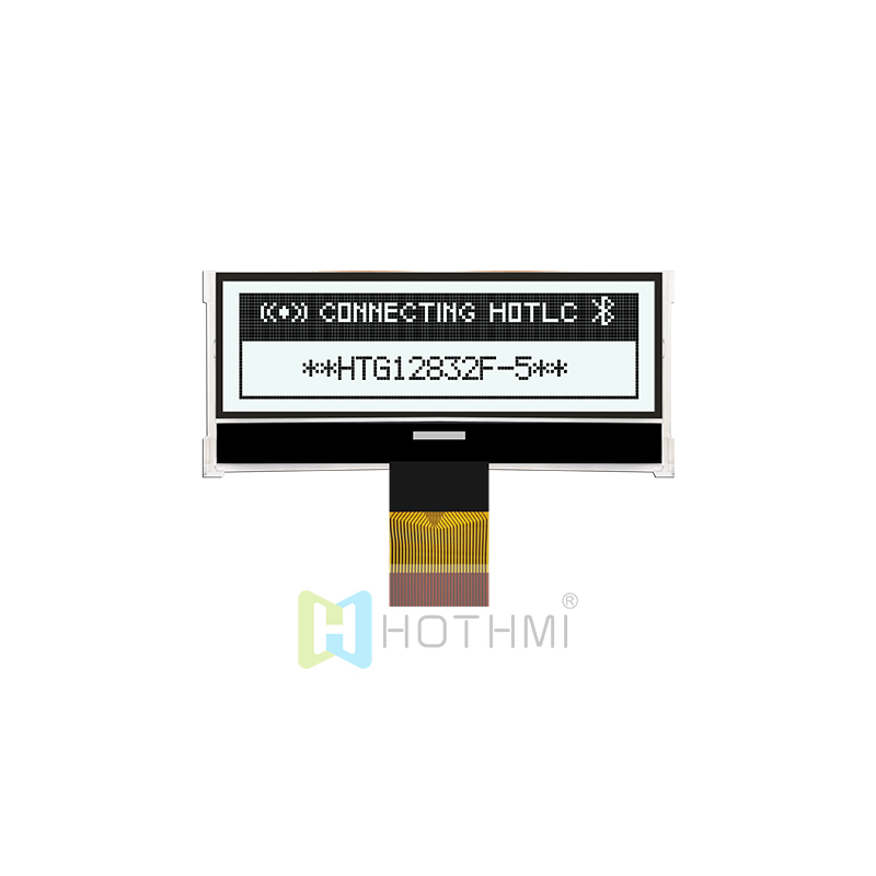 Graphic COG LCD MODULES 2.4inch 128X32  FSTN+ Display with White Side Backlight