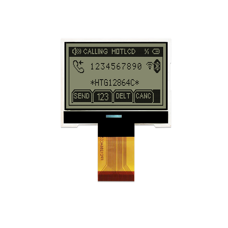 图形COG液晶屏 1.7寸 128X64| FSTN+ 显示屏，侧面白色背光