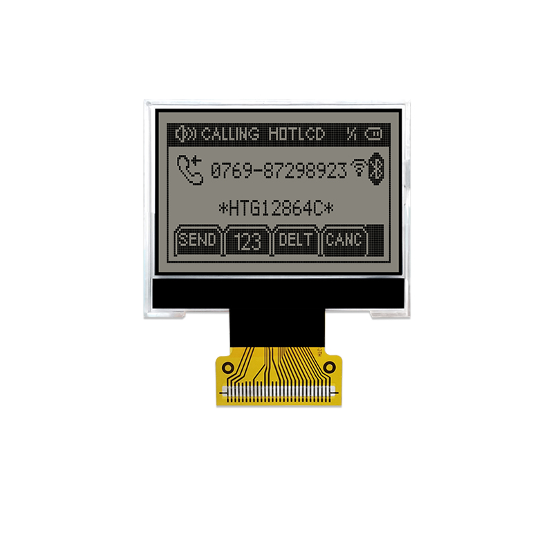 COG graphic dot matrix 1.7" 128X64  FSTN+ Display With Side White Backlight