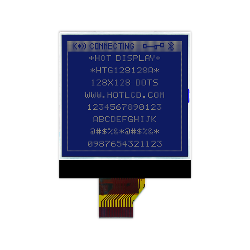 Graphic COG LCD 2.2" 128X128 | STN - Blue Display with White Side Backlight