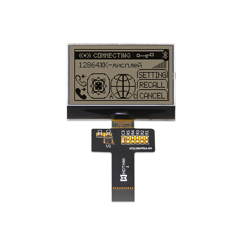 COG Graphics Module 2.2inch 128x64 FSTN+ display with white side backlight