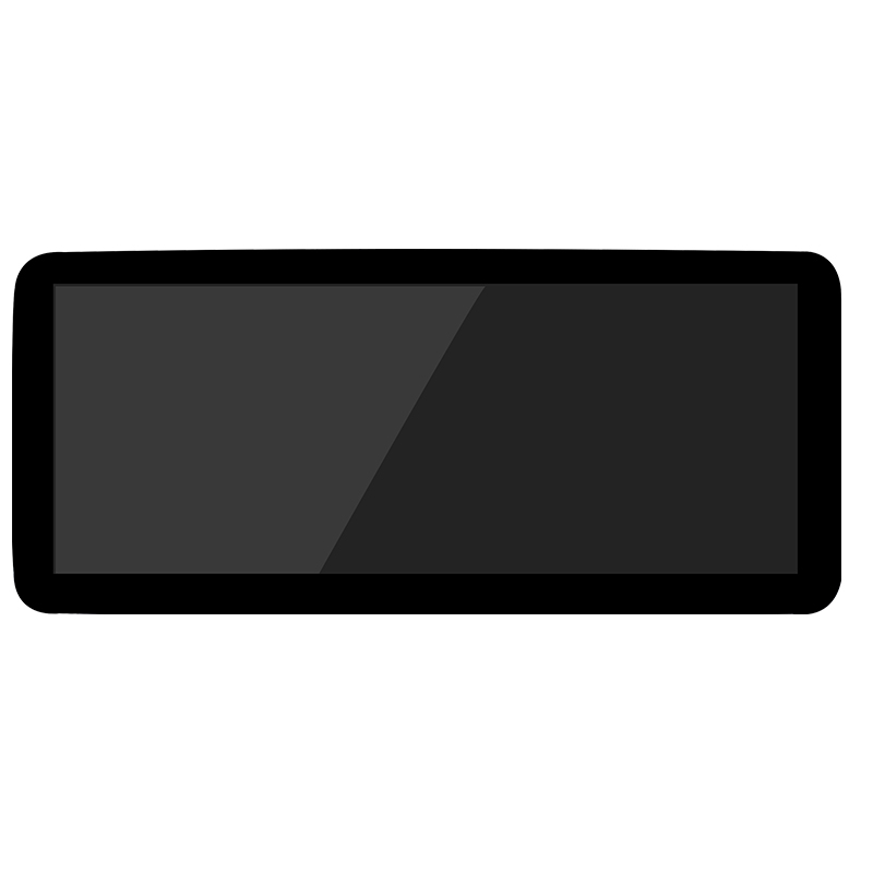 12.3寸高亮度1920x720像素TFT彩色液晶模块带HI驱动板/电容式触摸