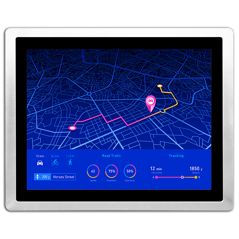 15英寸TFT液晶显示屏，带1024x768电容式触摸屏