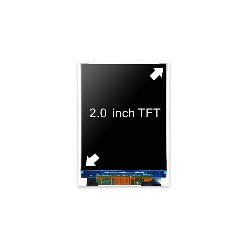 2.0寸 IPS TFT LCD模组 240x320 阳光下可读 Arduino显示屏