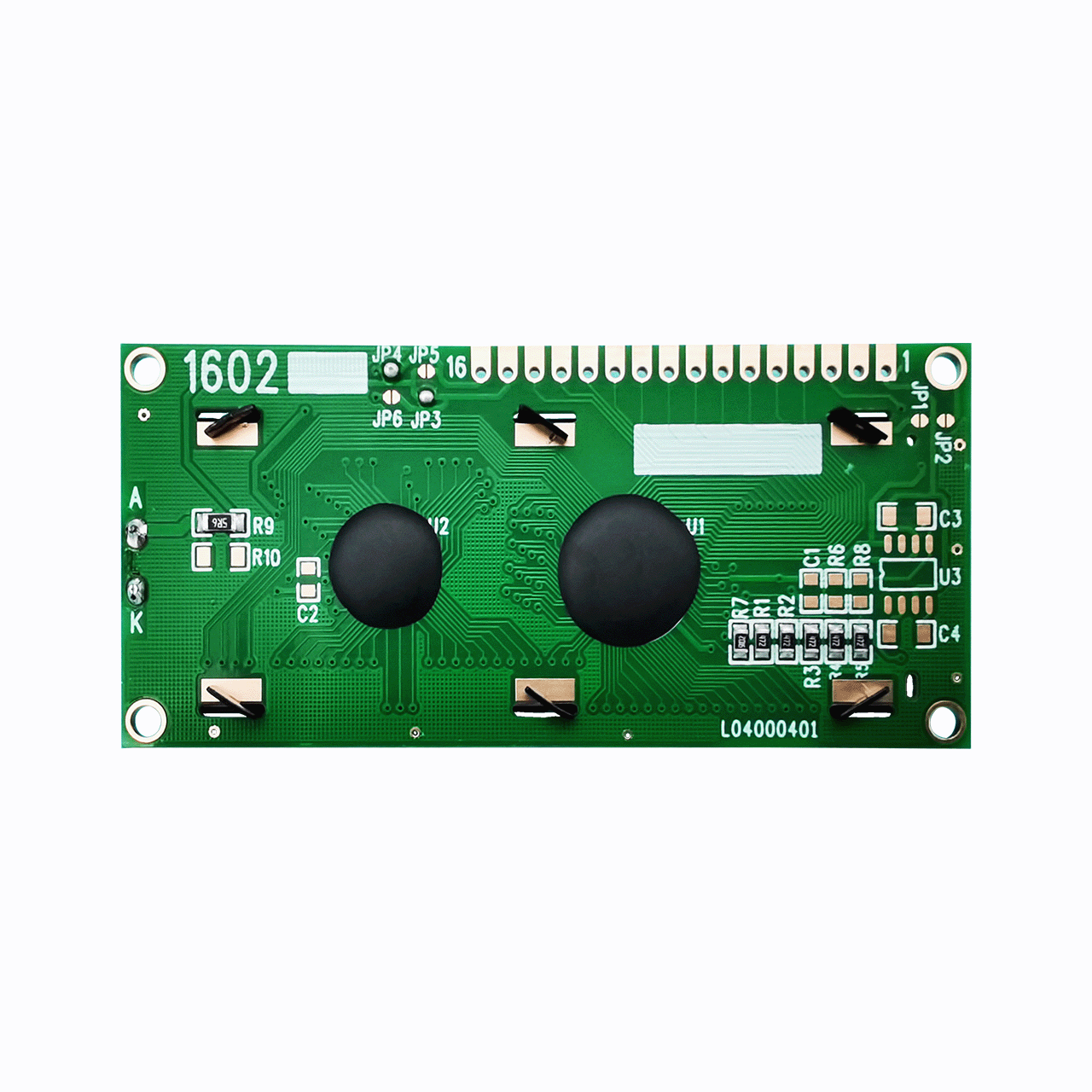 字符液晶模组 |16x2 STN+ 灰色显示屏 带黄/绿侧背光显示屏-Arduino