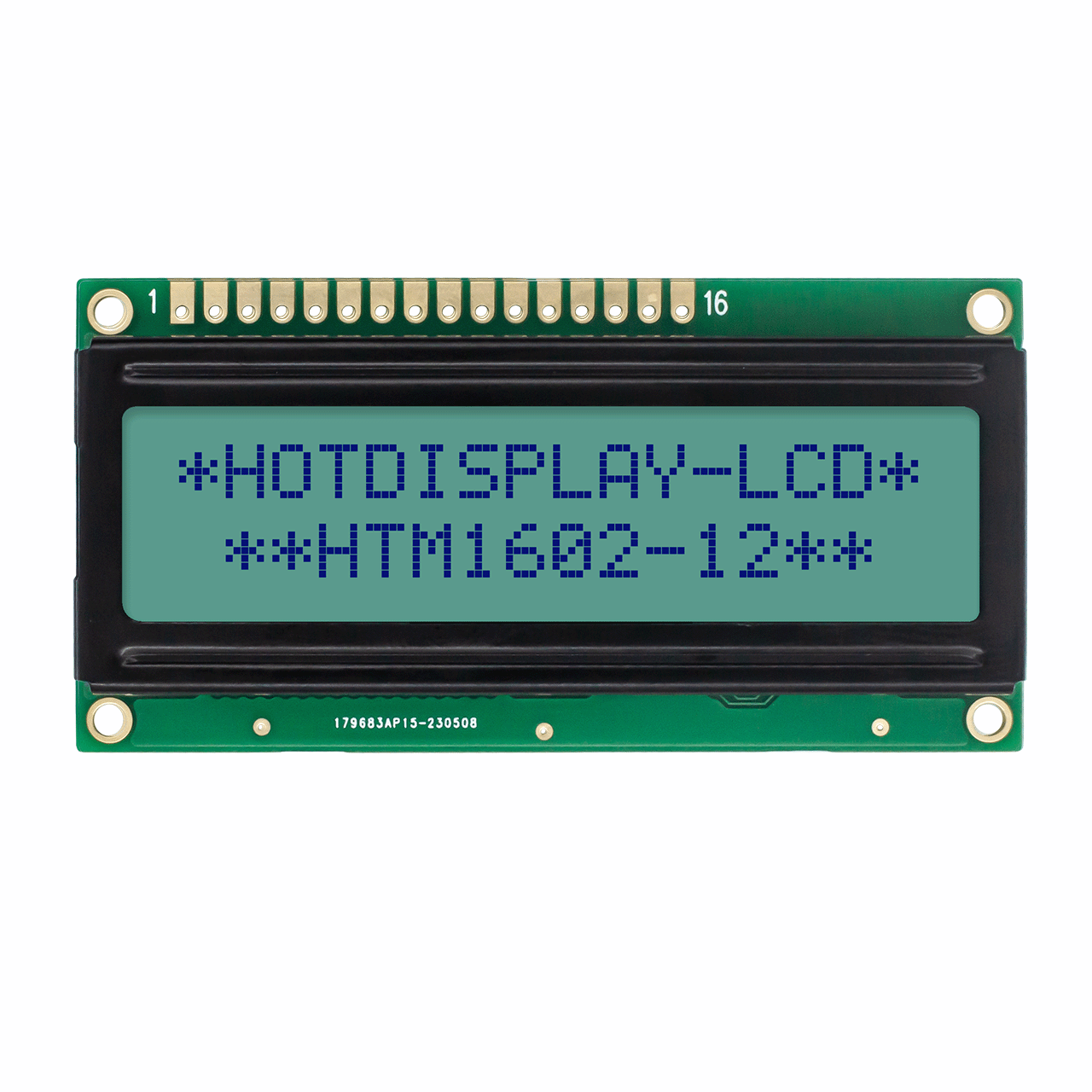 字符 LCD 显示屏 |5.0V 2x16  单色 STN+灰色侧白背光-Arduino