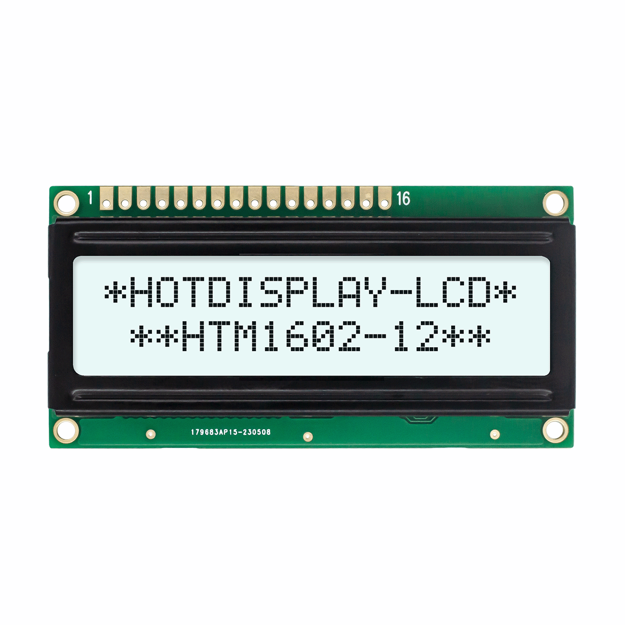 字符 2X16 LCD 单色显示器 | FSTN+ 侧面白色背光 5.0V | Arduino