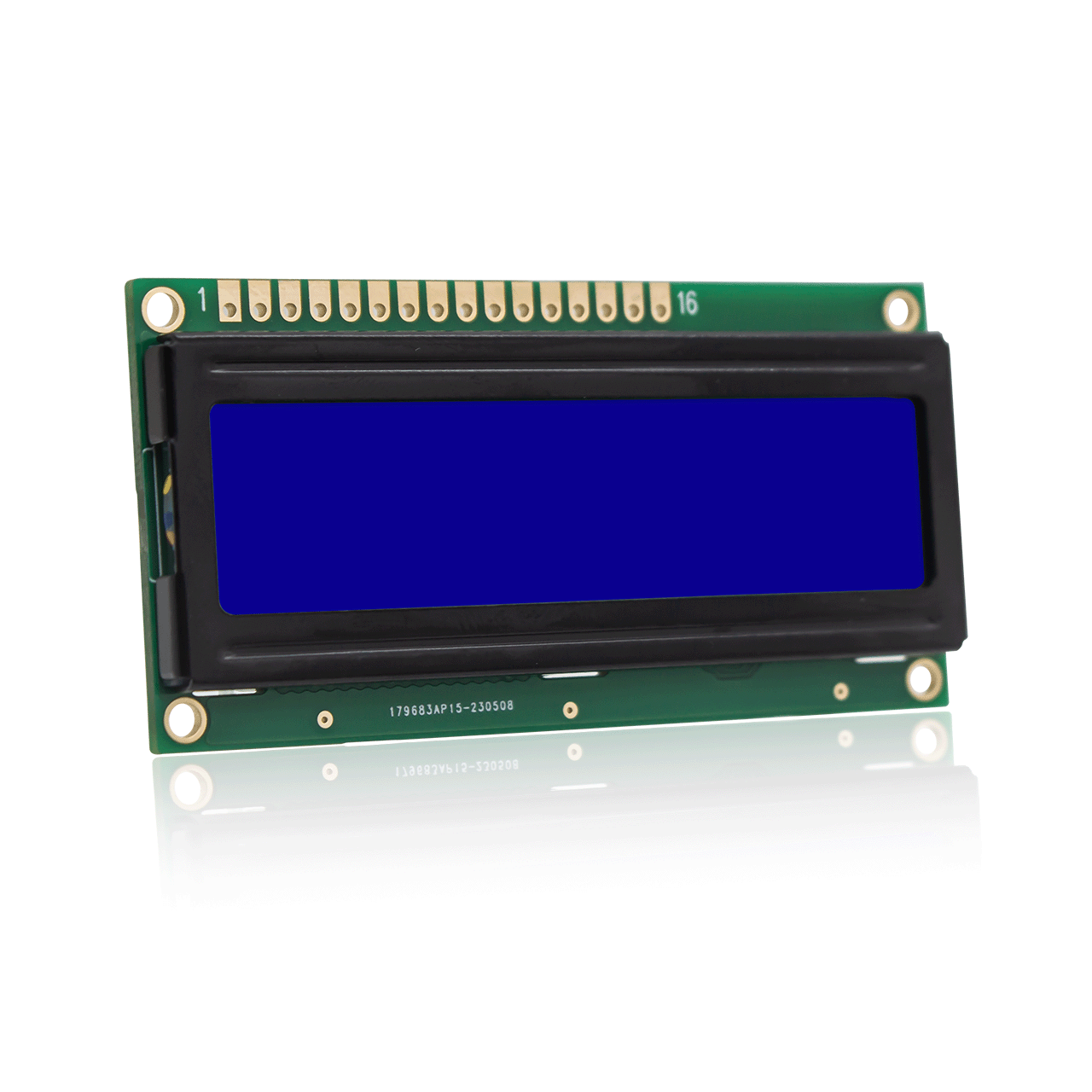 字符 LCD 显示屏 |超薄型 Arduino 2X16  STN- 蓝色显示屏，白色背光