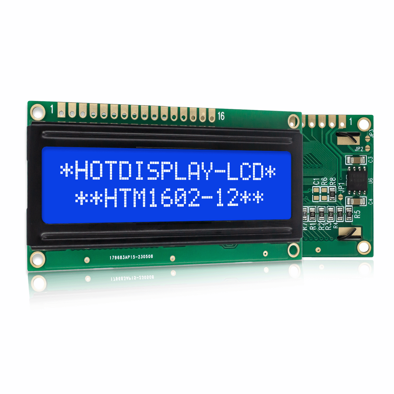 字符 LCD 显示屏 |超薄型 Arduino 2X16  STN- 蓝色显示屏，白色背光