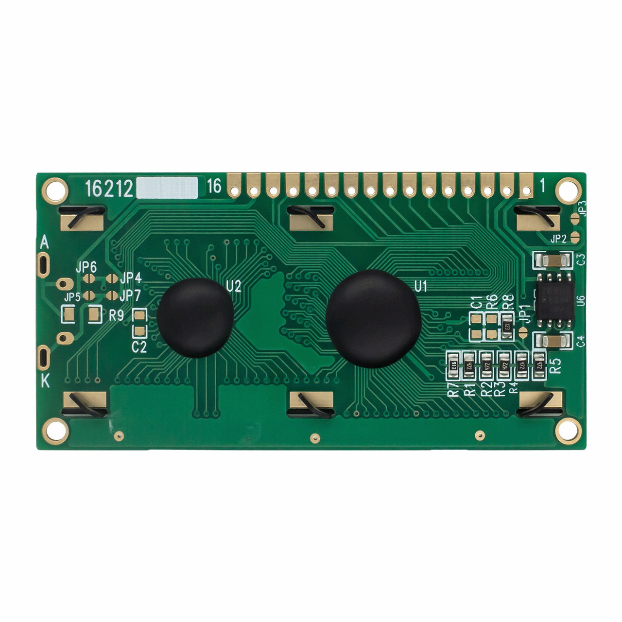 字符 LCD 显示屏 |超薄型 Arduino 2X16  STN- 蓝色显示屏，白色背光