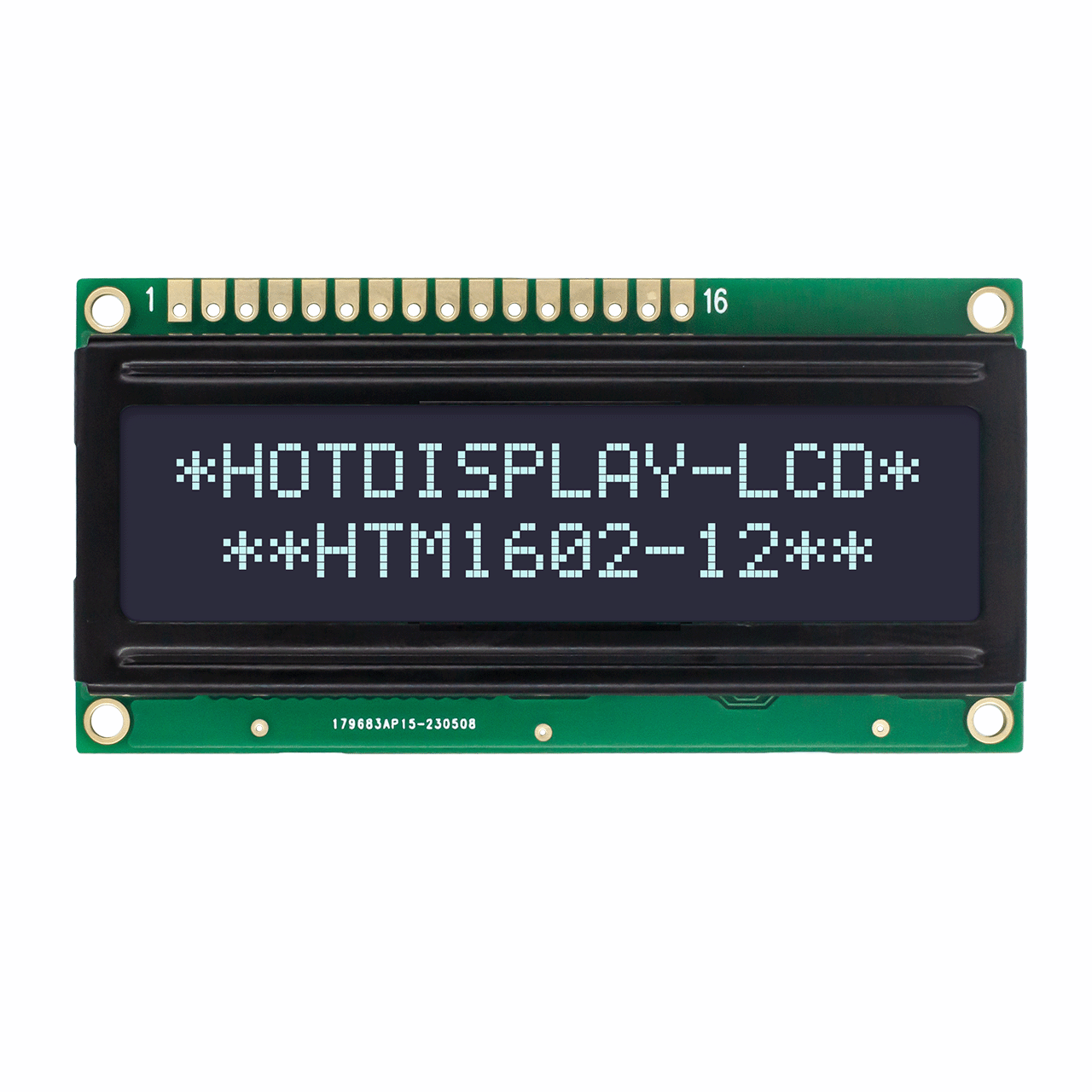 字符 LCD 屏模组|Arduino 2X16  DFSTN-带侧白背光单色显示