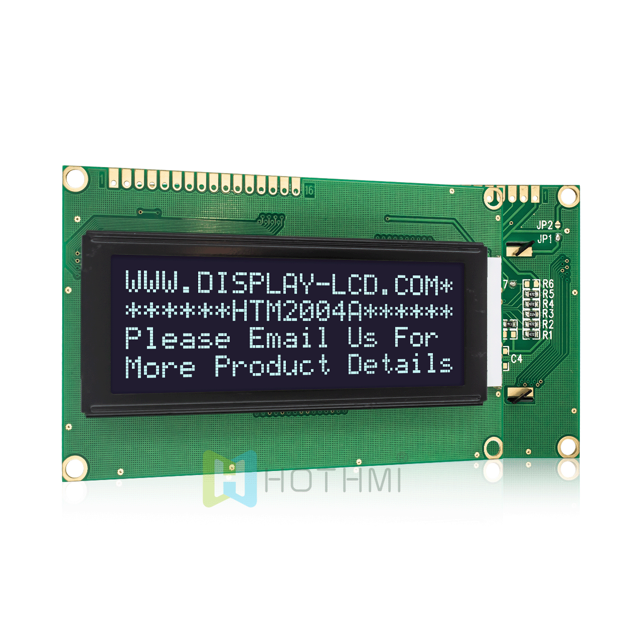 字符液晶显示屏|20x4 | 单色 DSTN - | 带白色侧背光 | Arduino显示屏 | 半透反射式 | 黑底白字  | 3.3v/5.0v | ST7066控制