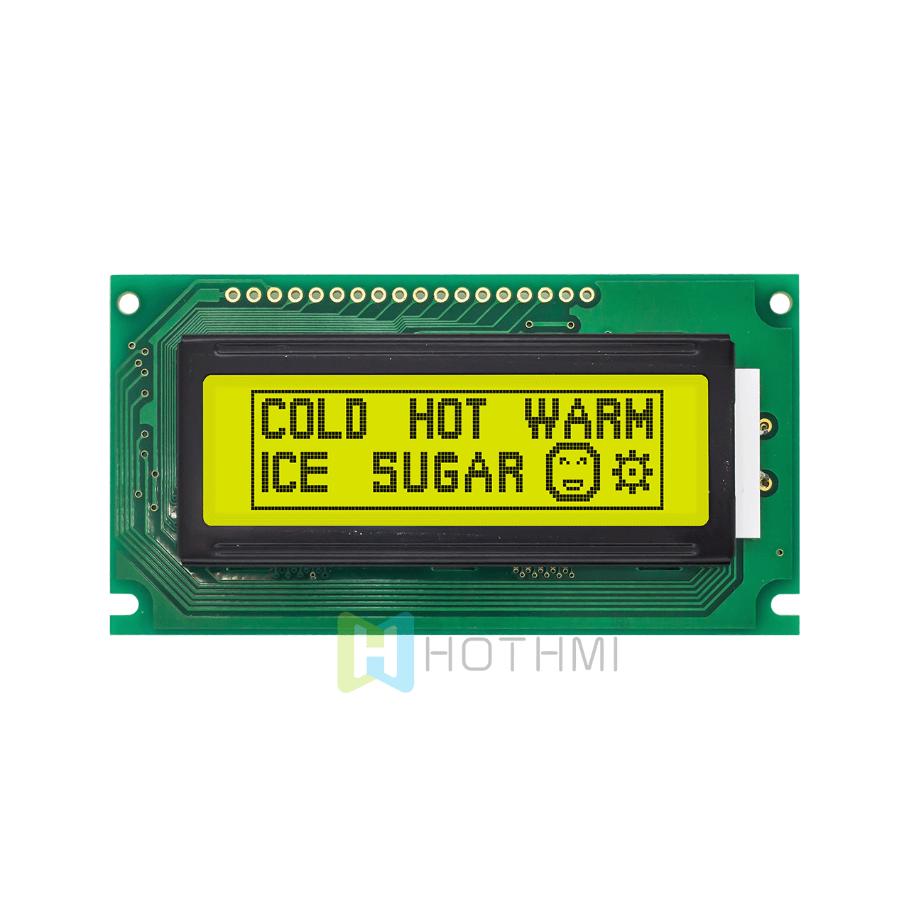 2.5"122X32 Graphic LCD | STN positive display with yellow-green side backlight |  Arduino | Transflective display | ST7920 controller | 5.0V