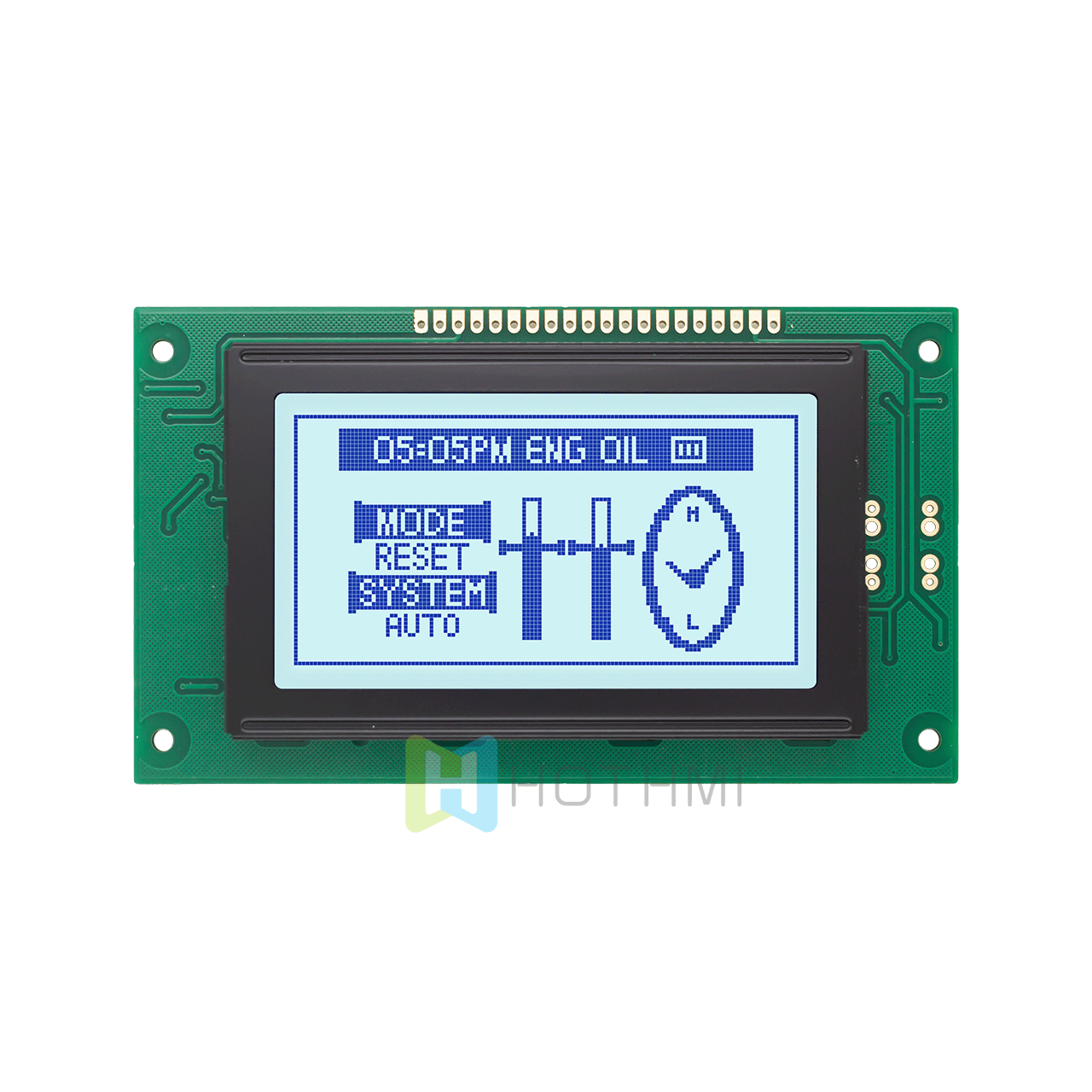 3.2" 128X64 Graphic LCD Module | White Backlight | STN(+) | Arduino | KS0107+KS0108 or compatible