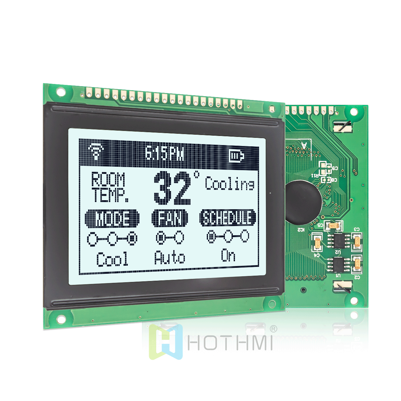 128x64 图形 LCD 显示模块 | FSTN+ 带白色背光，适用于 Arduino