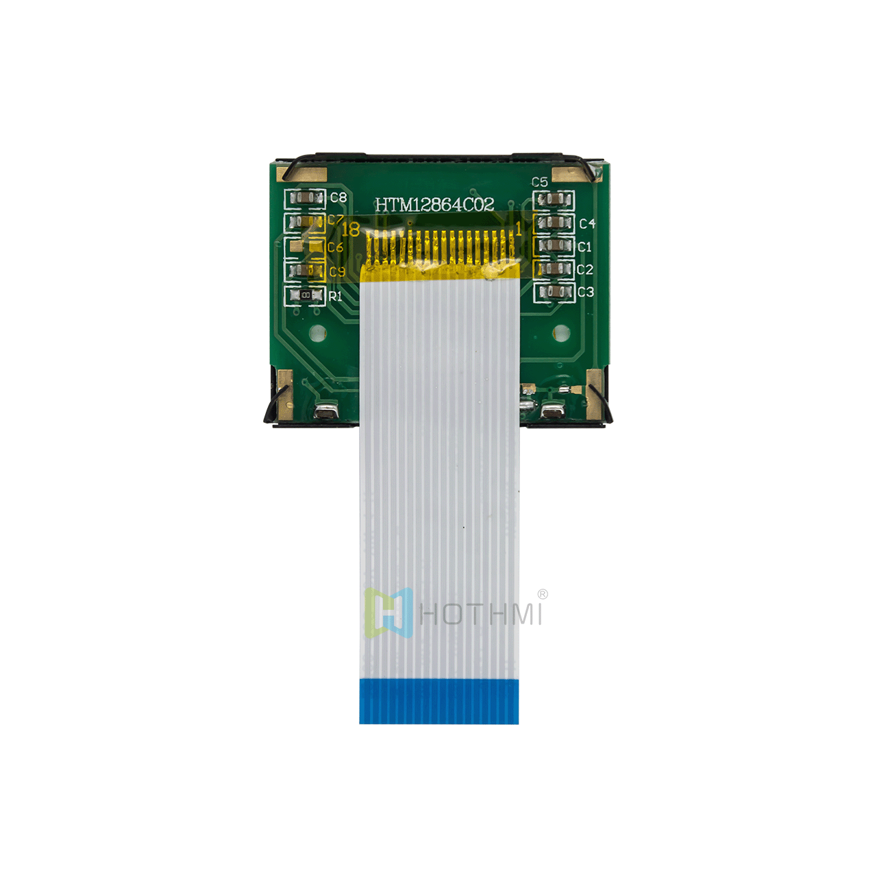 1.7 英寸 | 128x64 图形液晶显示模组 | 白底灰字 128x64 图形 LCD 模块 | ST7565R |  MCU  接口 | Arduino