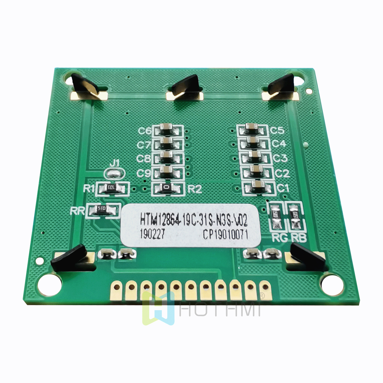 1.7 "128 x 64 LCD 图形显示模组-STN正片黄绿背光-Arduino