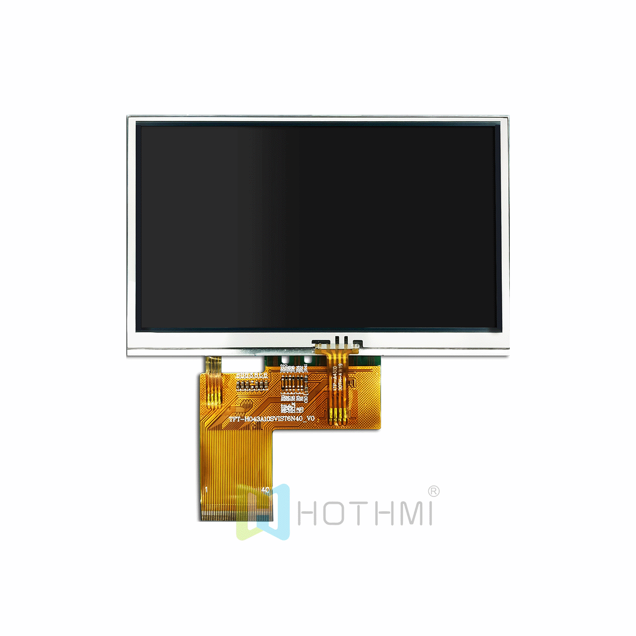 4.3 英寸 TFT LCD 显示模块 | 电阻式触摸屏，带 ST7262 控制器