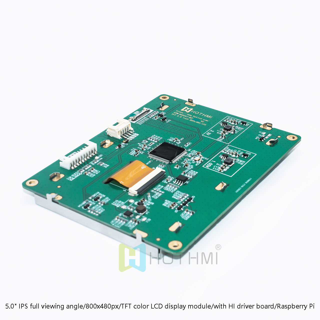 5 英寸 IPS TFT LCD 显示模块，适用于 Raspberry Pi