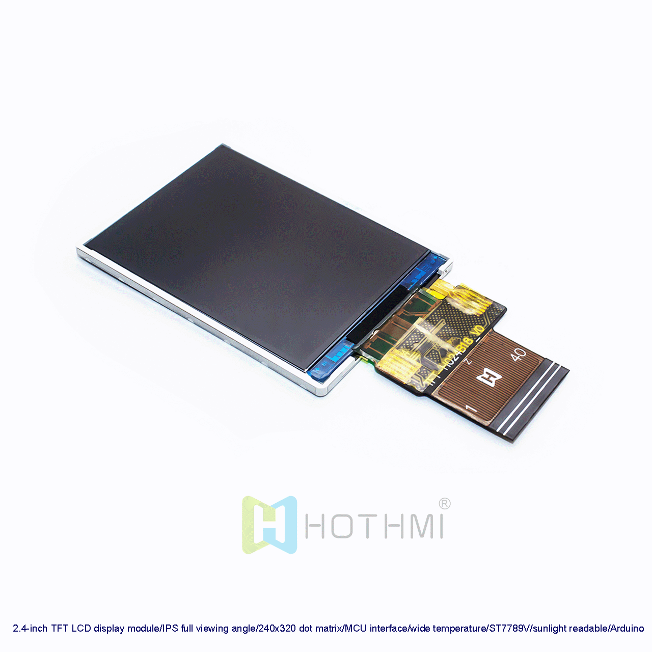2.4 英寸阳光下可读 TFT LCD 显示模块 | 240x320 分辨率，带 ST7789V 控制器