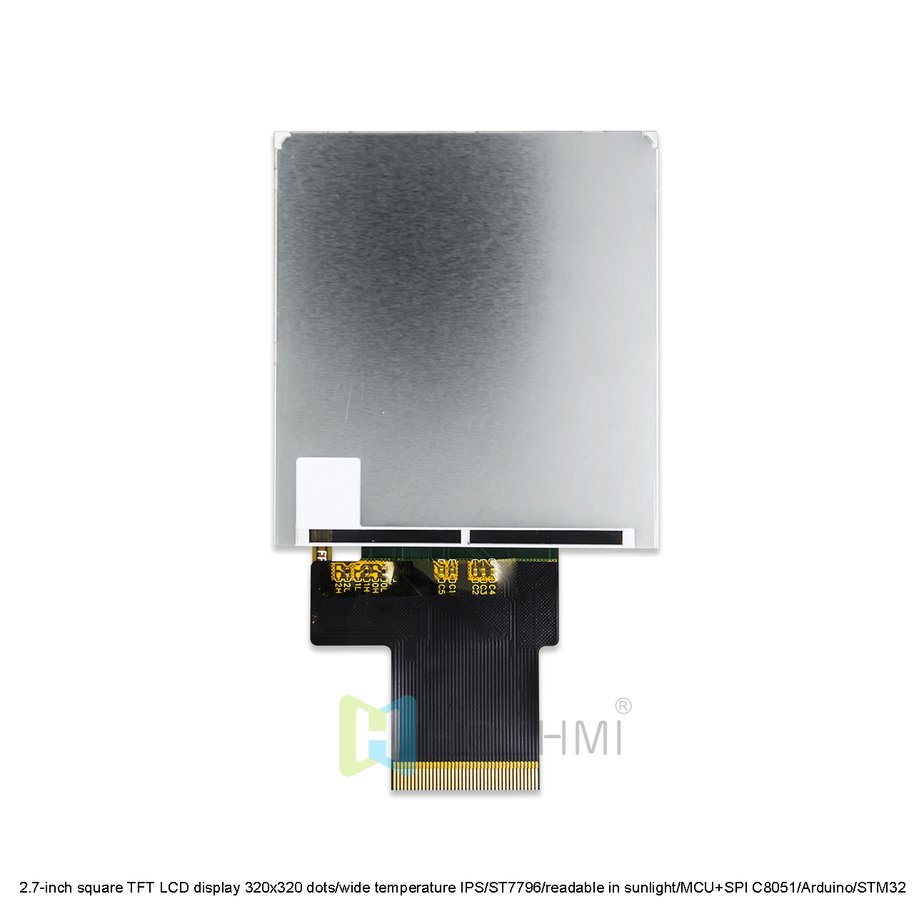 2.7 英寸 TFT LCD 显示屏 320x320 方形屏幕，带 ST7796 控制器