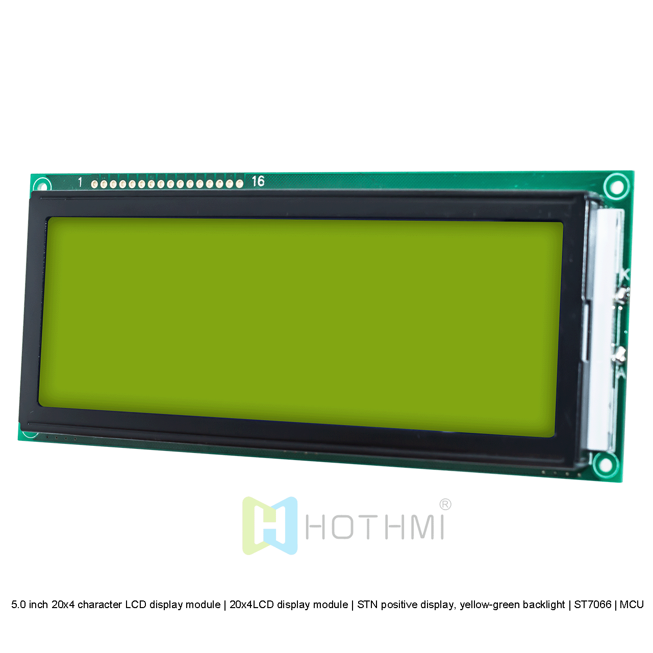 20x4 字符 LCD 模块 | STN+ Y-G 背光，适用于 Arduino