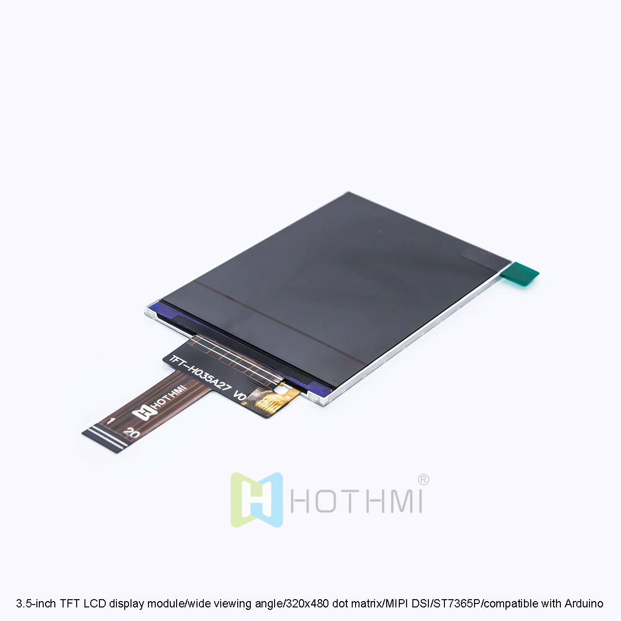 3.5英寸TFT LCD模块320x480带MIPI DSI接口