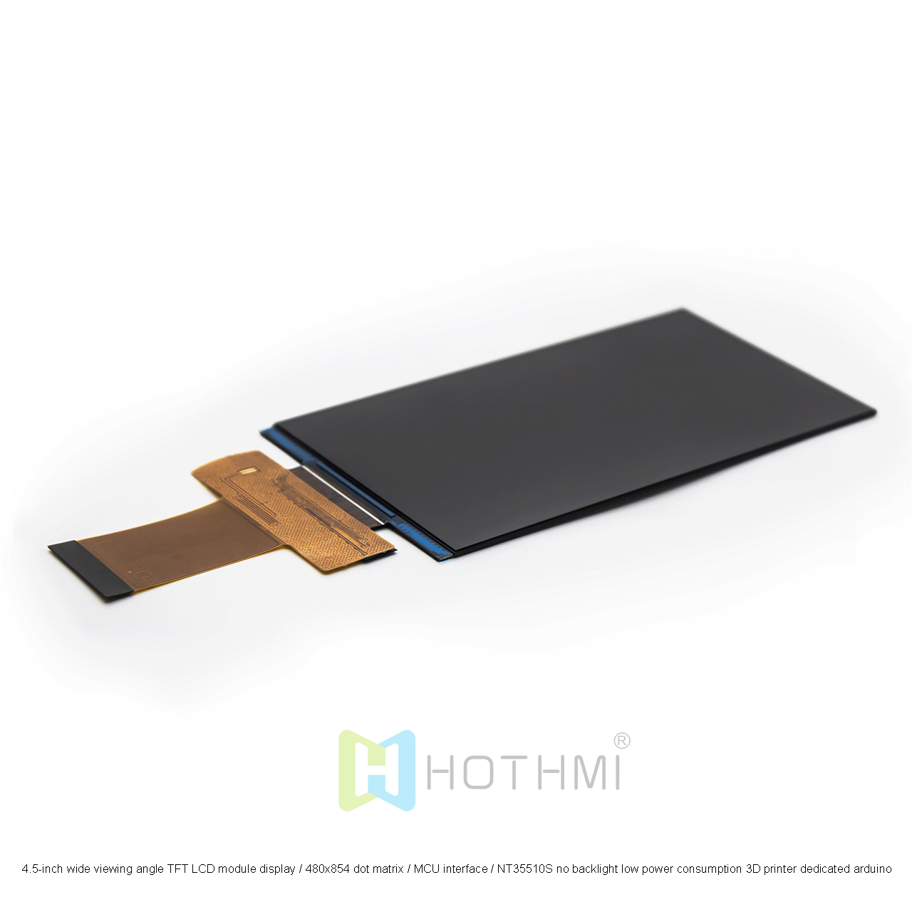 4.5 英寸 TFT LCD 显示屏 | 480x854，带 MCU 接口 NT35510S 控制器