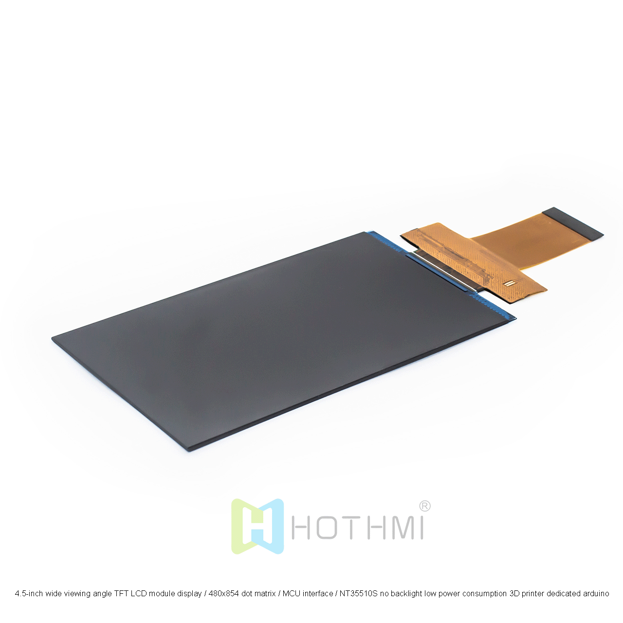 4.5 英寸 TFT LCD 显示屏 | 480x854，带 MCU 接口 NT35510S 控制器