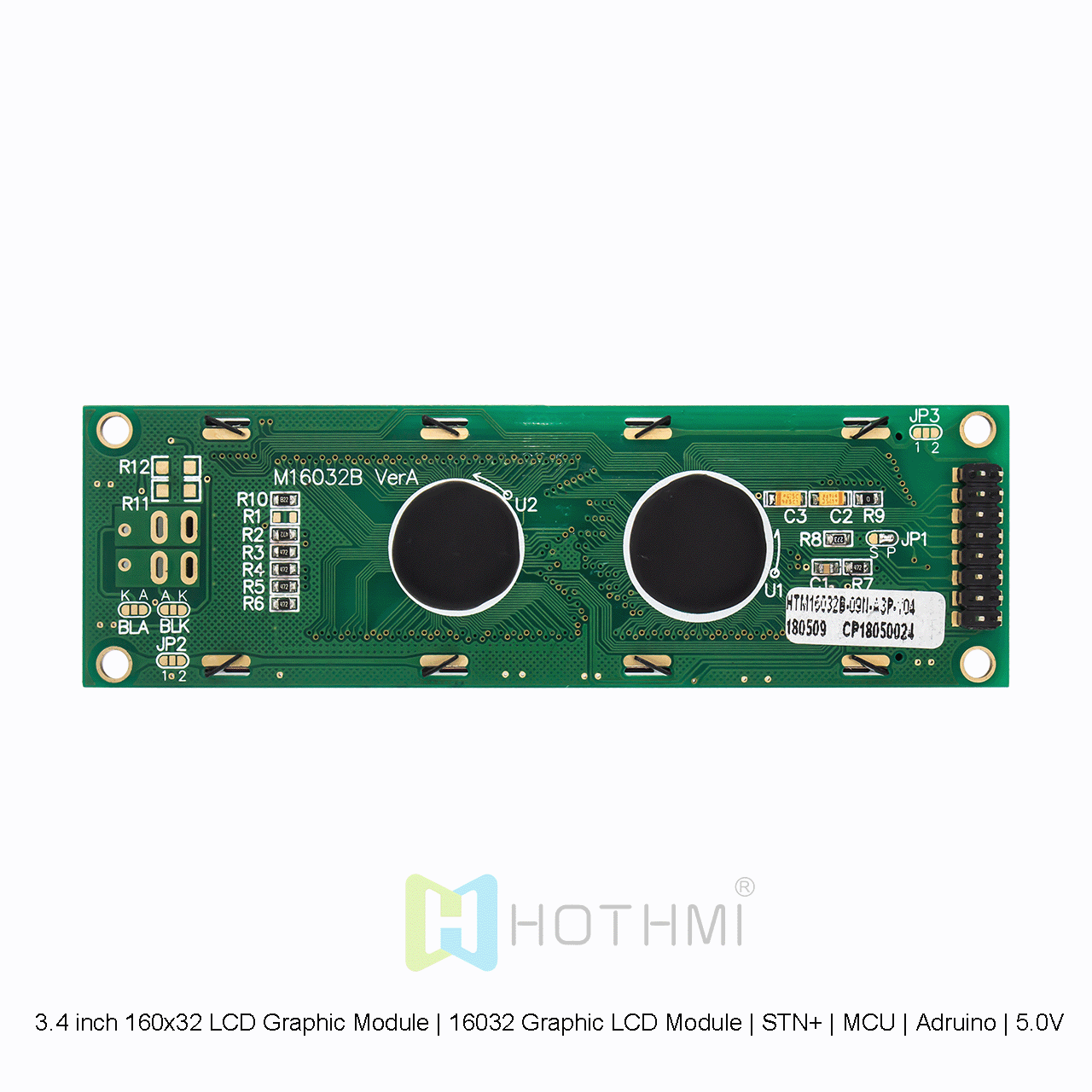 160x32图形液晶模块 | STN+黄绿背光