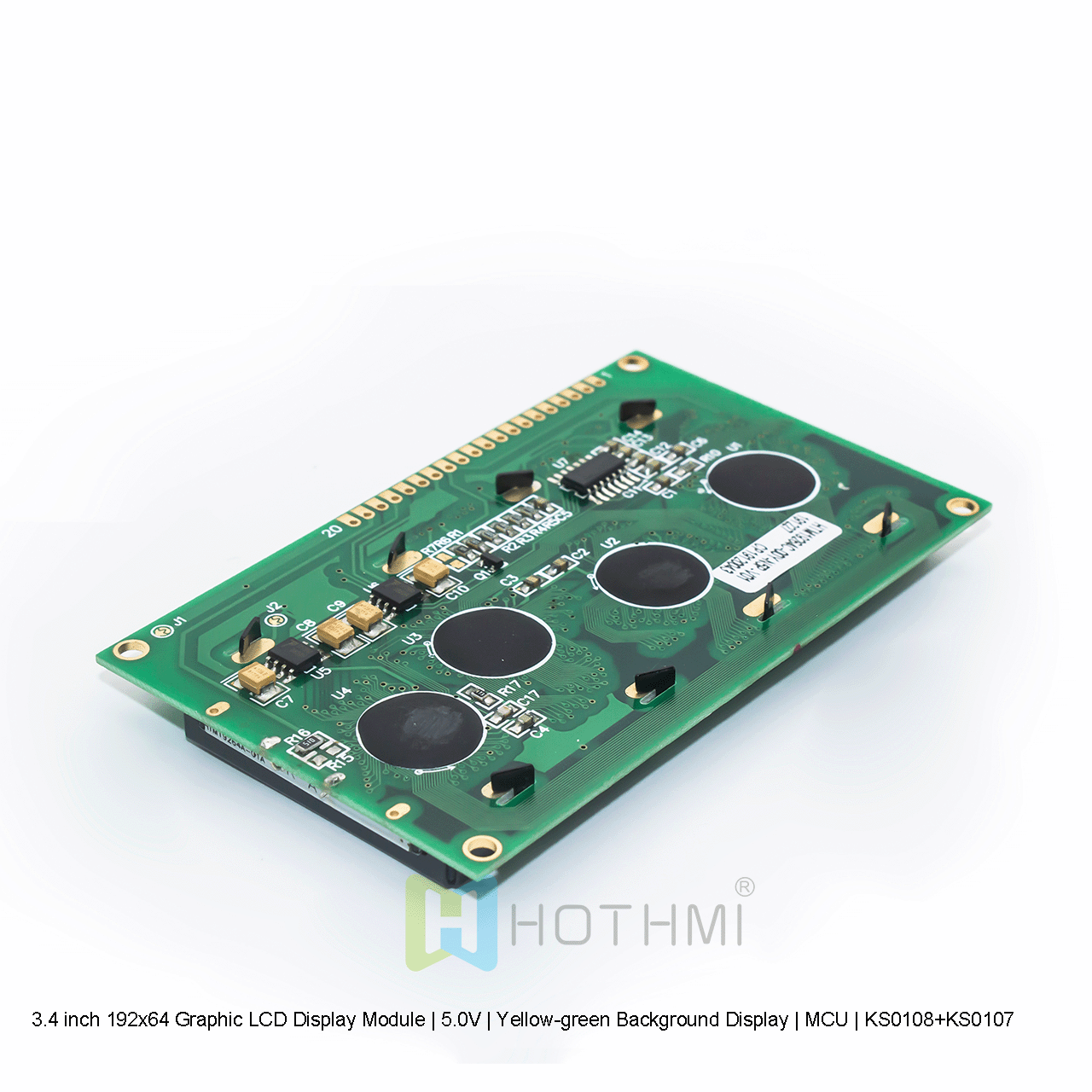 3.4英寸192x64图形液晶模块|黄绿显示屏