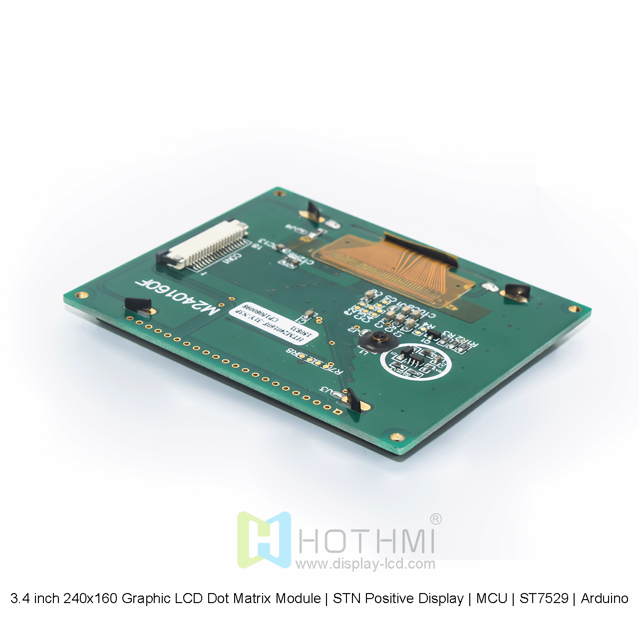 3.4寸240x160图形LCD点阵模组 | STN正显 |  MCU | ST7529 | Arduino
