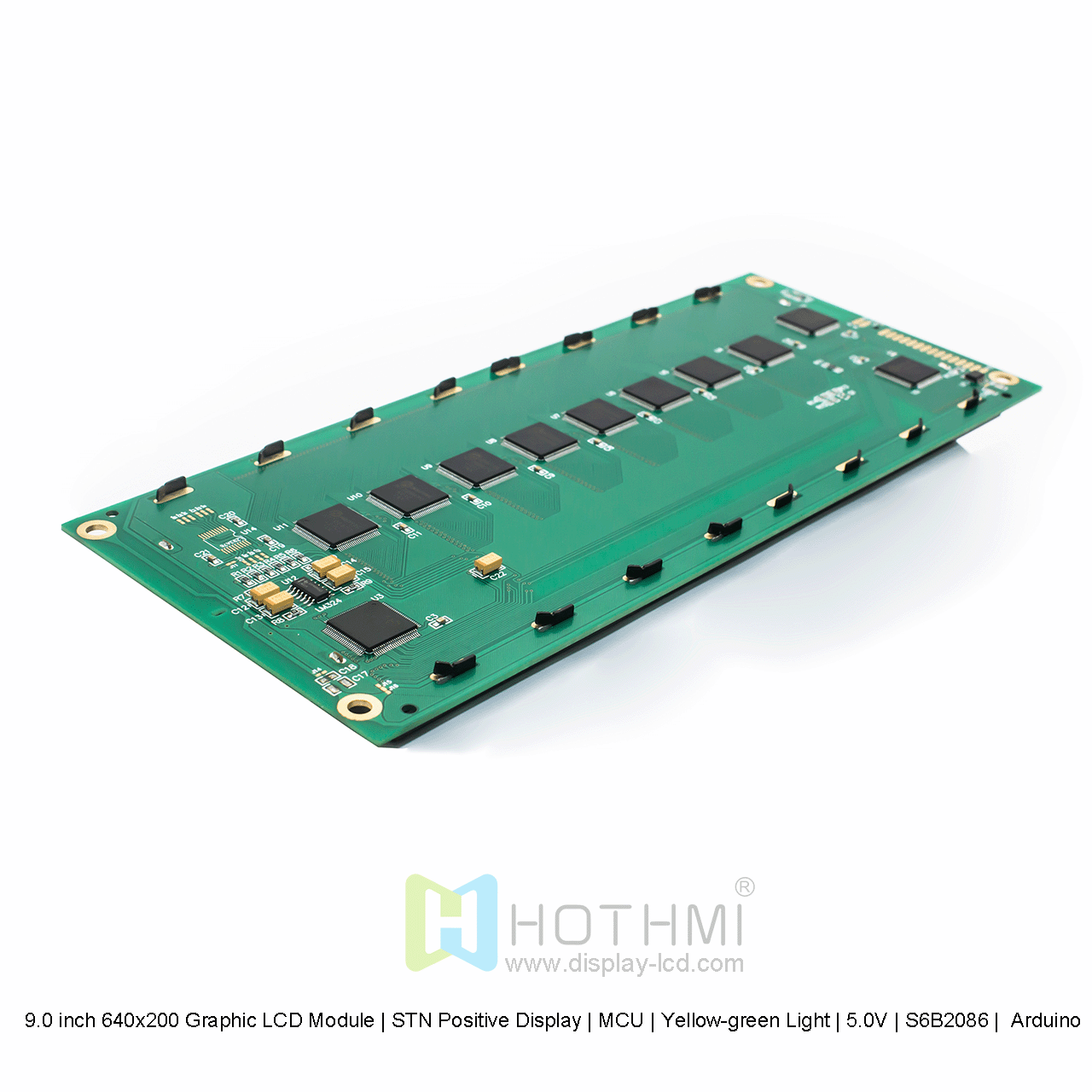 640x200图形液晶模块 | STN+黄绿背光 S6B2086