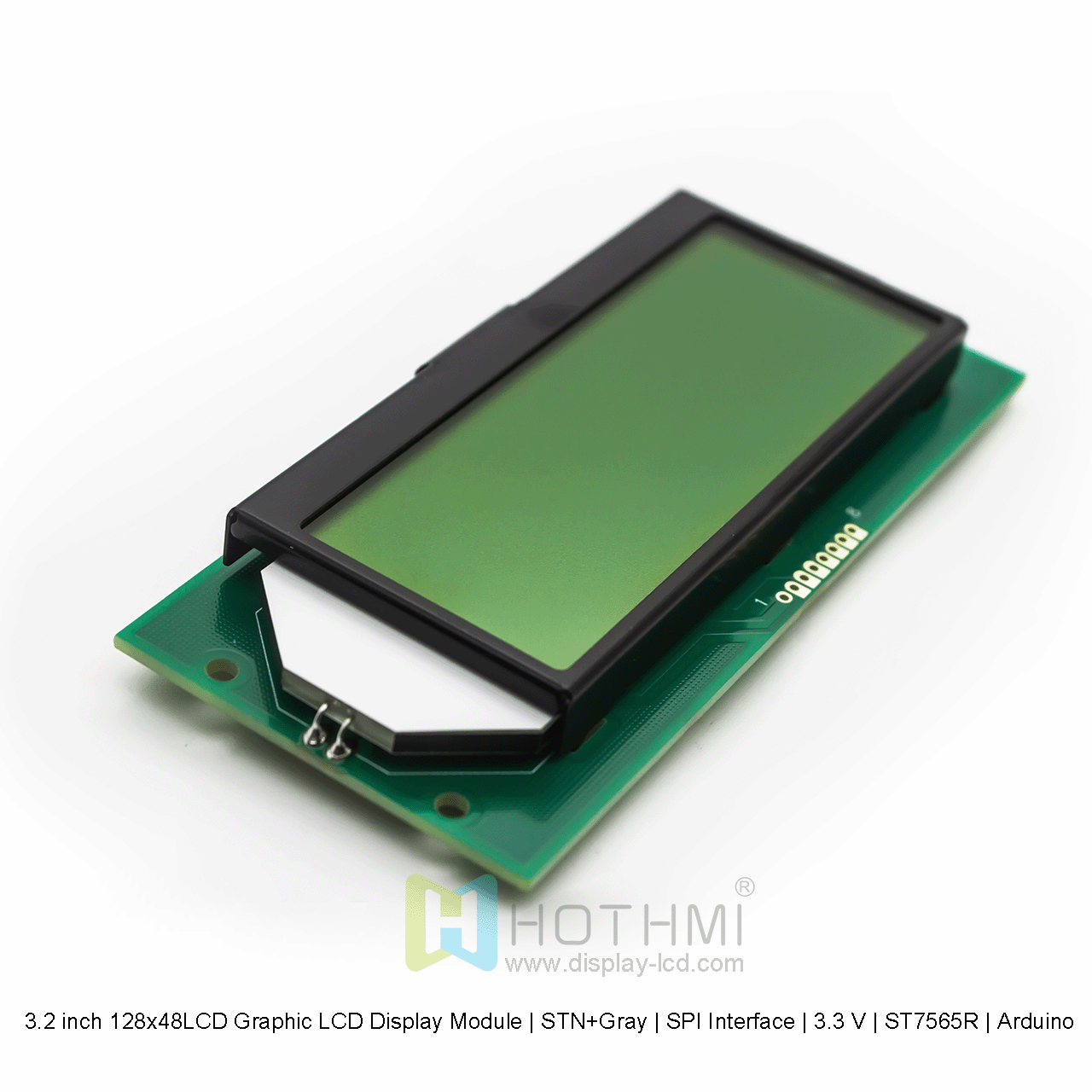 3.2寸128x48LCD 图形液晶显示模组 | STN+灰 | 3.3 V | ST7565R | Arduino 