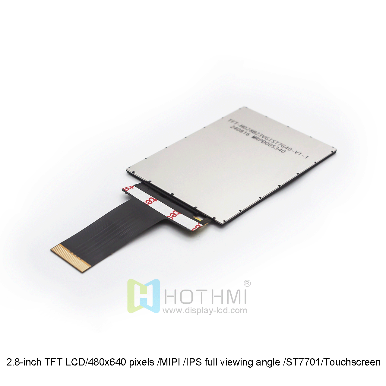 2.8英寸480x640 VGA TFT LCD | ST7701控制器