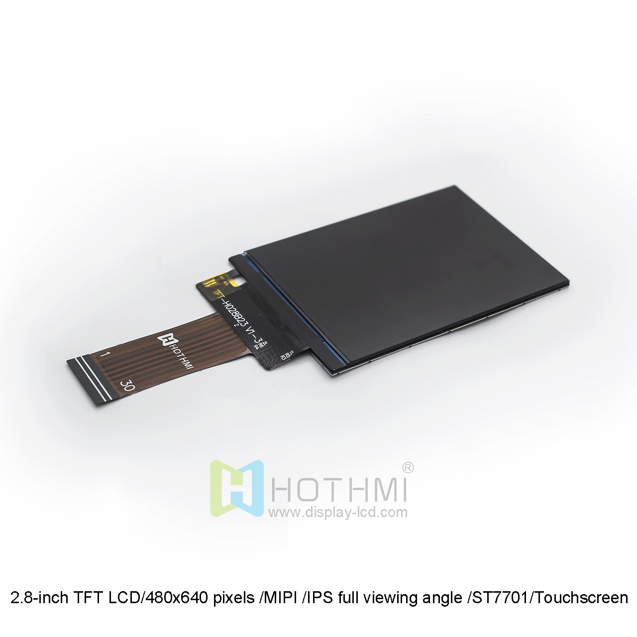 2.8英寸480x640 VGA TFT LCD | ST7701控制器