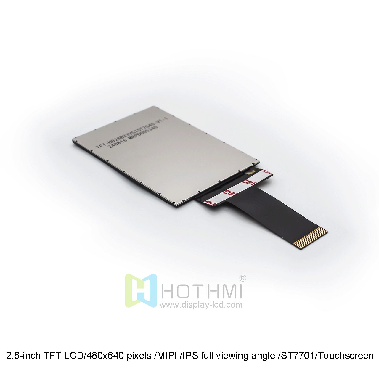 2.8英寸480x640 VGA TFT LCD | ST7701控制器