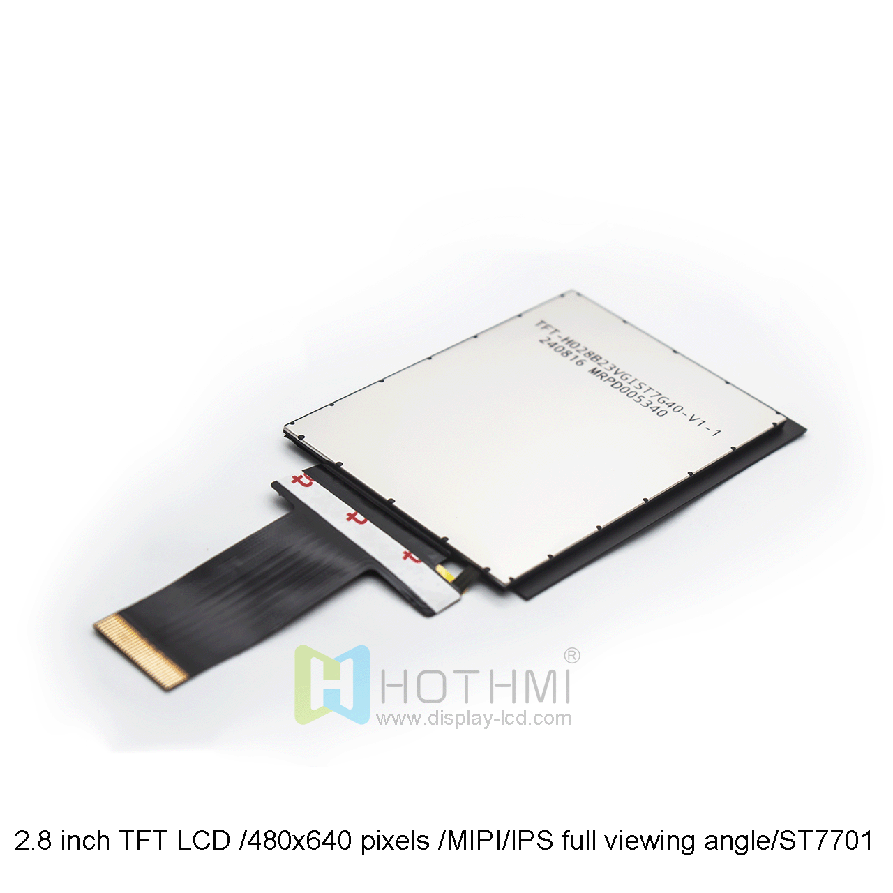 2.8 英寸高分辨率 TFT LCD | MIPI DSI 接口，带 ST7701